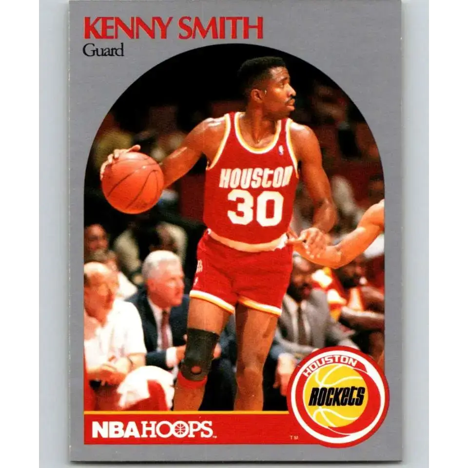 1990-91 Hoops #414 Kenny Smith NM-MT Houston Rockets Basketball Card - Basketball Card Single