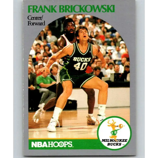 1990-91 Hoops #417 Frank Brickowski NM-MT Milwaukee Bucks Basketball Card - Basketball Card Single