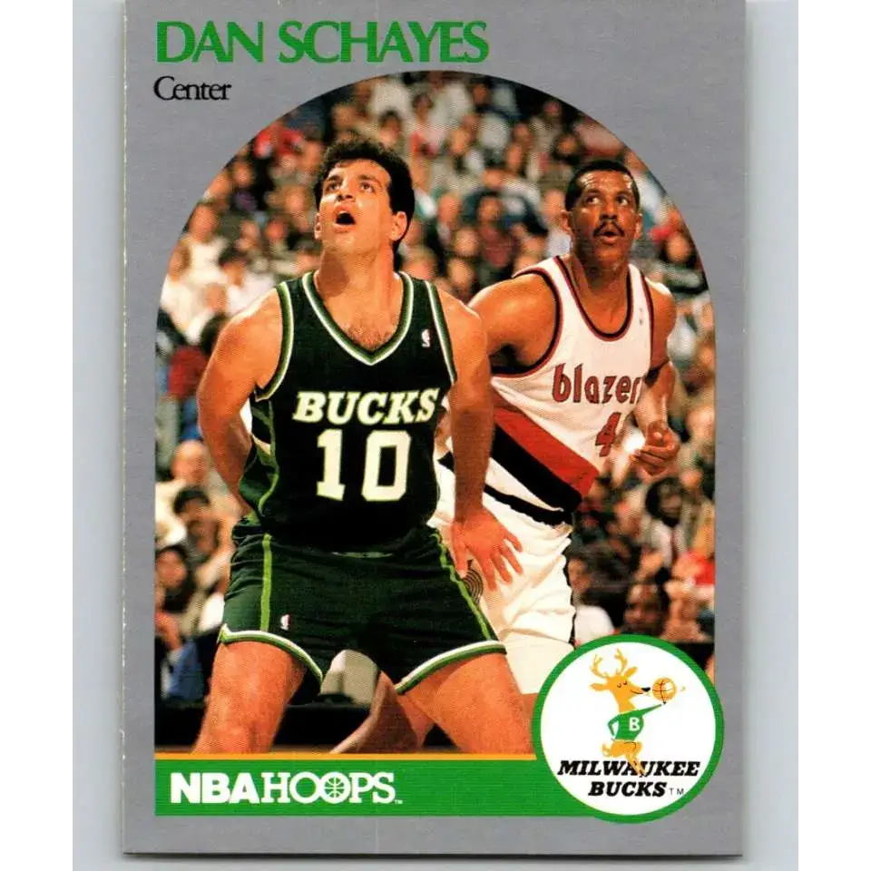 1990-91 Hoops #418 Danny Schayes NM-MT Milwaukee Bucks Basketball Card - Basketball Card Single