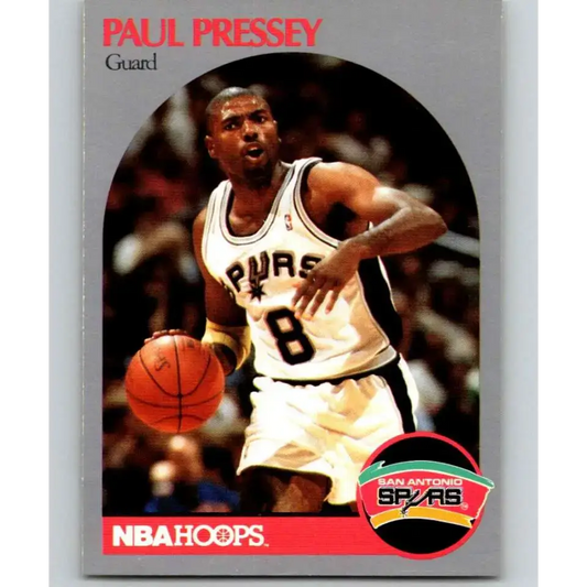 1990-91 Hoops #432 Paul Pressey NM-MT San Antonio Spurs Basketball Card - Basketball Card Single