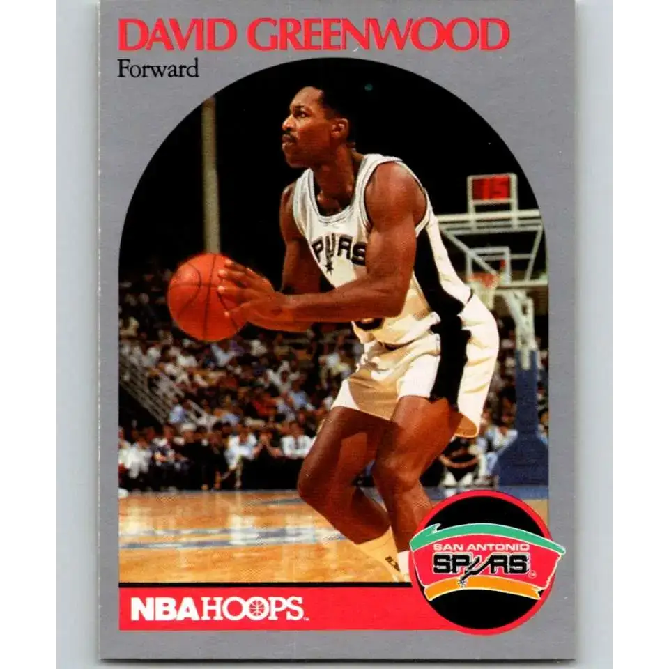 1990-91 Hoops #433 David Greenwood NM-MT San Antonio Spurs Basketball Card - Basketball Card Single