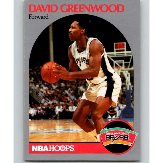 1990-91 Hoops #433 David Greenwood NM-MT San Antonio Spurs Basketball Card - Basketball Card Single