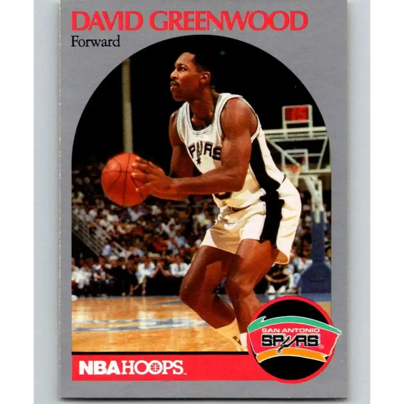 1990-91 Hoops #433 David Greenwood NM-MT San Antonio Spurs Basketball Card - Basketball Card Single