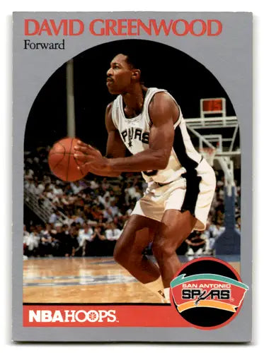 1990-91 Hoops #433 David Greenwood NM Near Mint Spurs ID:82099 - Basketball Card Single