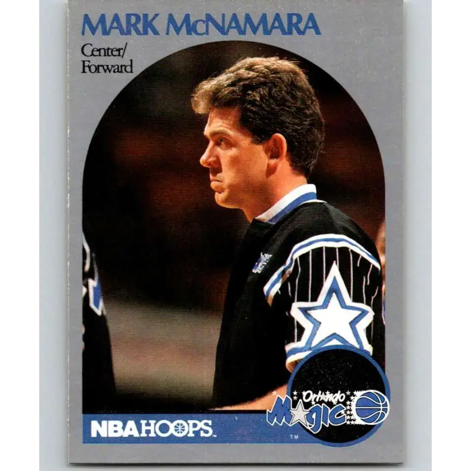 1990-91 Hoops #434 Mark McNamara NM-MT Orlando Magic Basketball Card - Basketball Card Single