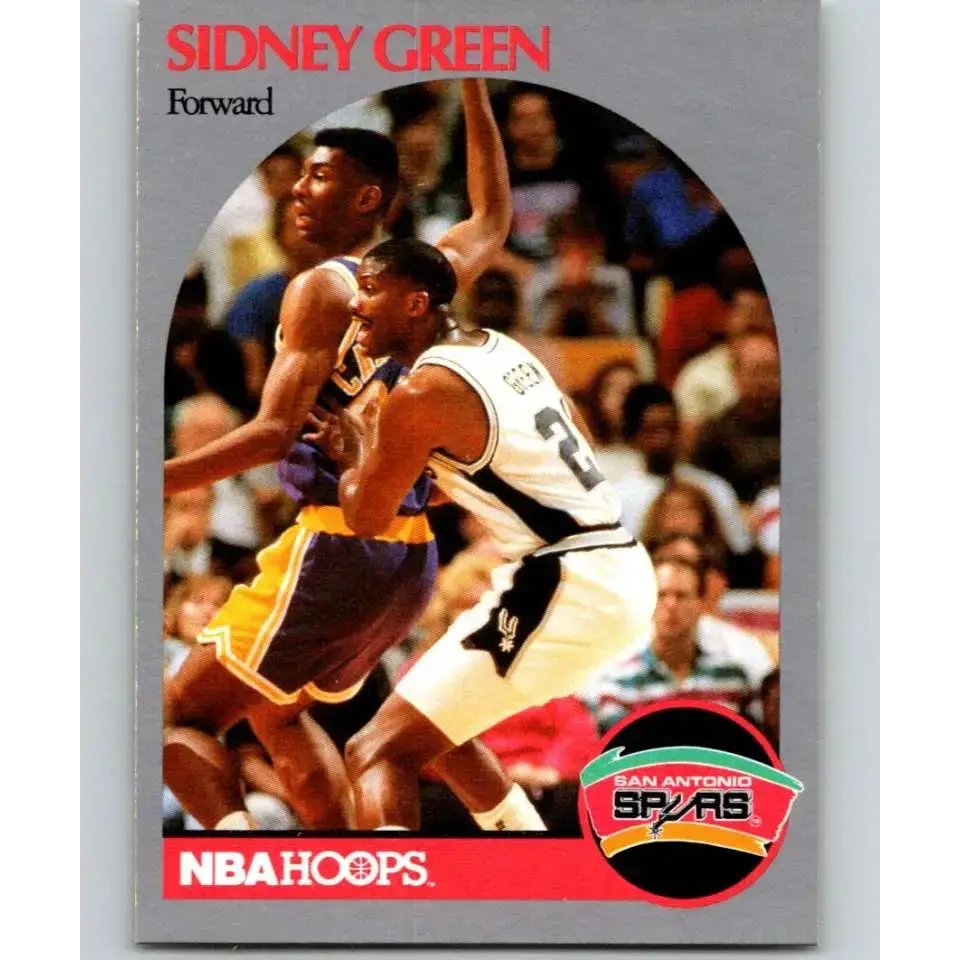 1990-91 Hoops #435 Sidney Green NM-MT San Antonio Spurs Basketball Card - Basketball Card Single