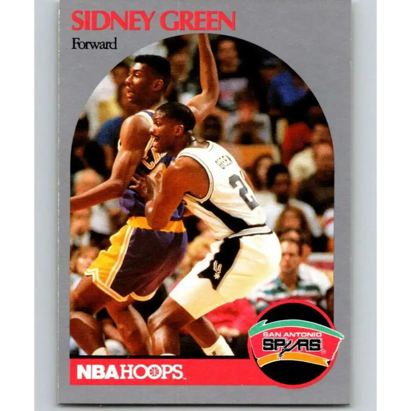 1990-91 Hoops #435 Sidney Green NM-MT San Antonio Spurs Basketball Card - Basketball Card Single