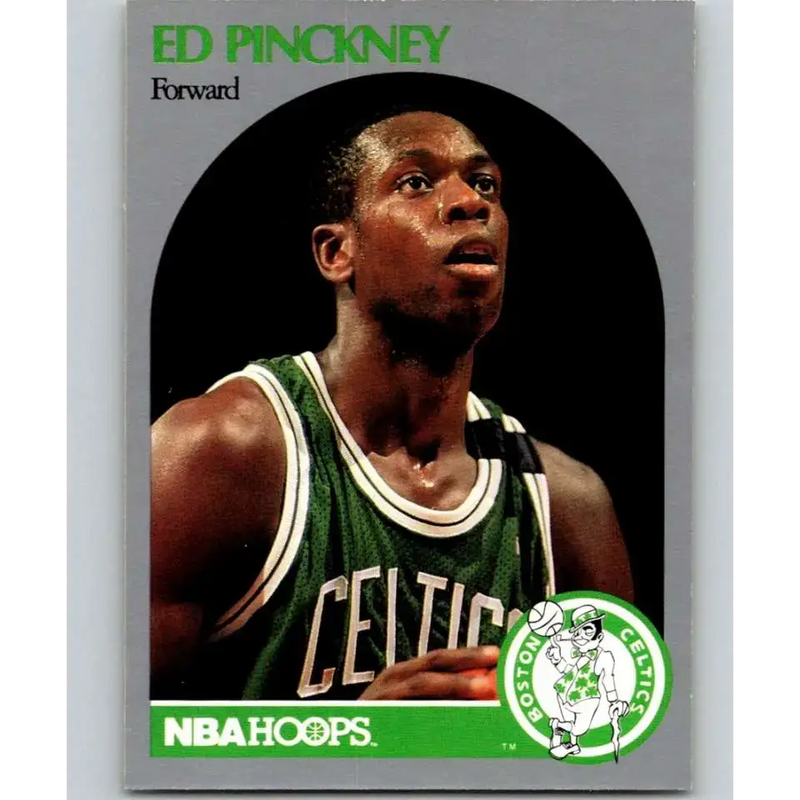 1990-91 Hoops #47 Ed Pinckney NM-MT Boston Celtics Basketball Card - Basketball Card Single