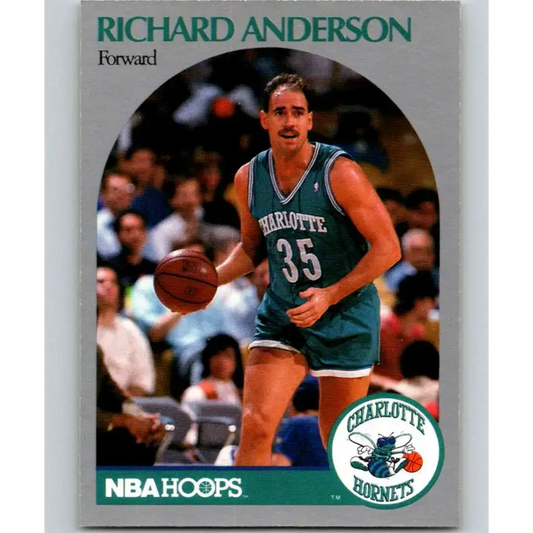 1990-91 Hoops #49 Richard Anderson NM-MT SP Charlotte Hornets Basketball Card - Basketball Card Single