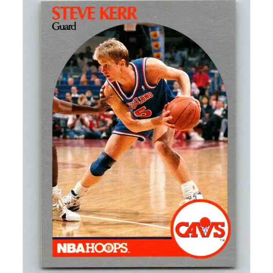 1990-91 Hoops #75 Steve Kerr NM-MT Cleveland Cavaliers Basketball Card - Basketball Card Single