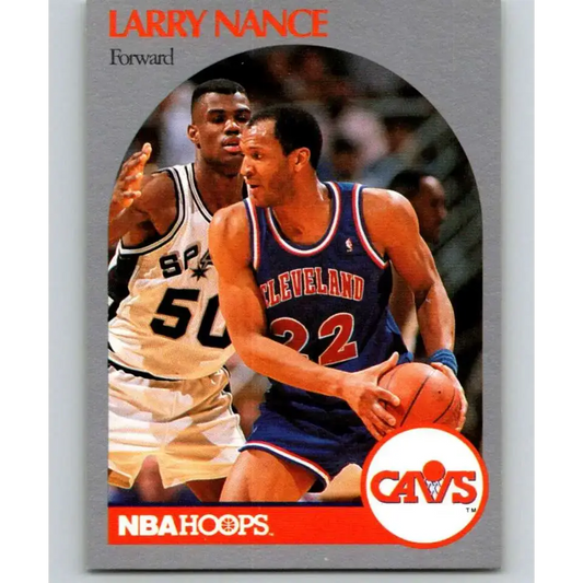 1990-91 Hoops #78 Larry Nance NM-MT Cleveland Cavaliers Basketball Card - Basketball Card Single