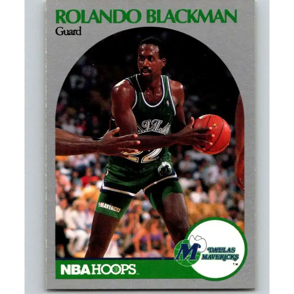1990-91 Hoops #82 Rolando Blackman NM-MT Dallas Mavericks Basketball Card - Basketball Card Single