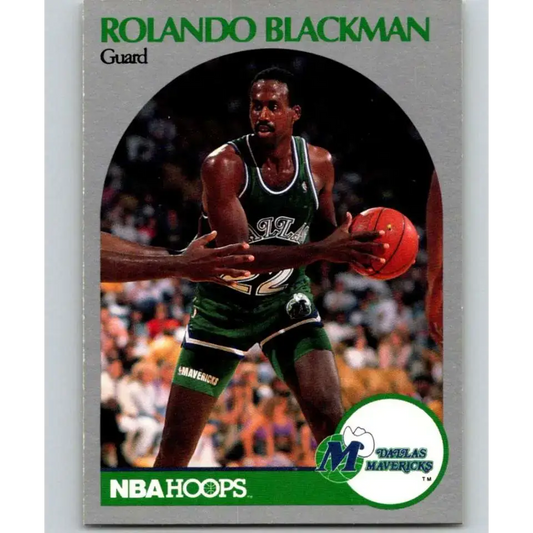 1990-91 Hoops #82 Rolando Blackman NM-MT Dallas Mavericks Basketball Card - Basketball Card Single