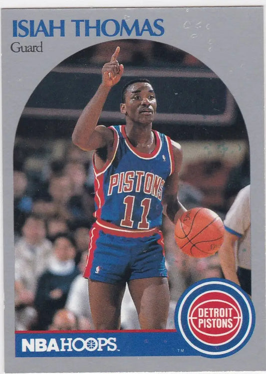 1990-91 NBA Hoops #111 Isiah Thomas Detroit Pistons