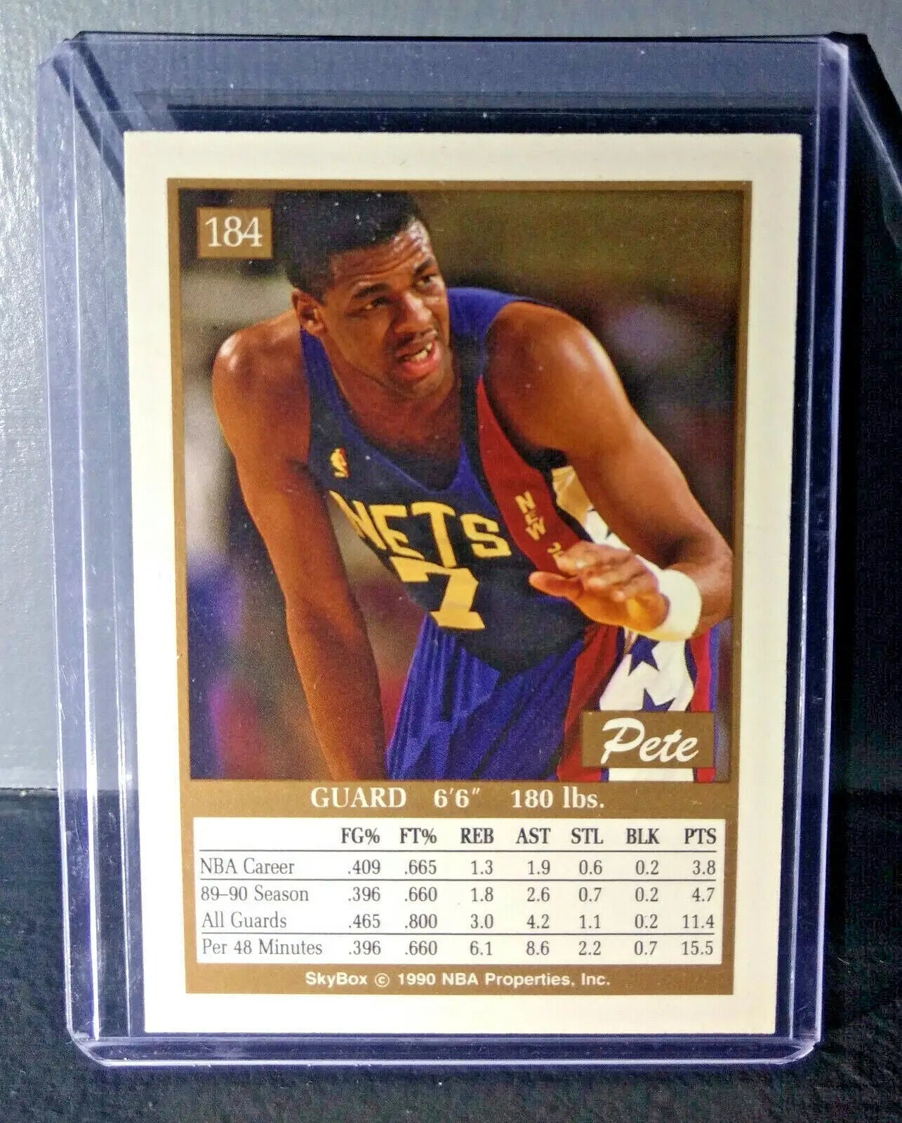 1990-91 Pete Myers Skybox #184 Basketball Card - Basketball Card Single