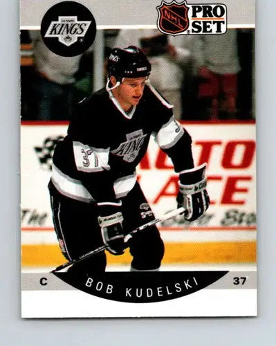 1990-91 Pro Set #122 Bob Kudelski NM-MT RC Rookie Kings - Hockey Card Single