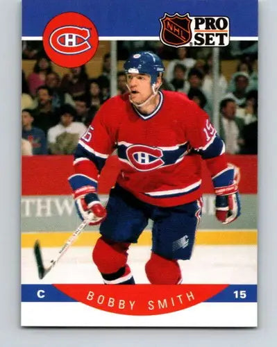1990-91 Pro Set #160 Bobby Smith NM-MT Canadiens - Hockey Card Single
