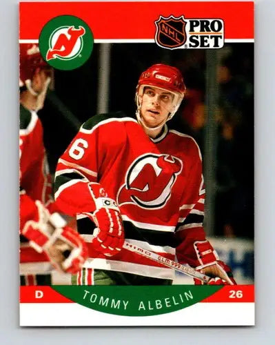 1990-91 Pro Set #162 Tommy Albelin NM-MT NJ Devils - Hockey Card Single