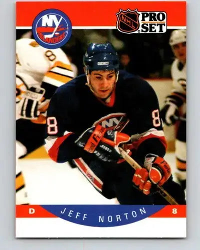 1990-91 Pro Set #189 Jeff Norton NM-MT NY Islanders - Hockey Card Single