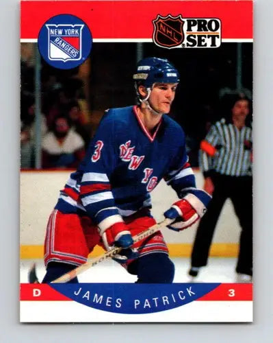 James Patrick 1990-91 Pro Set hockey card with original gloss from Simply Sandoval