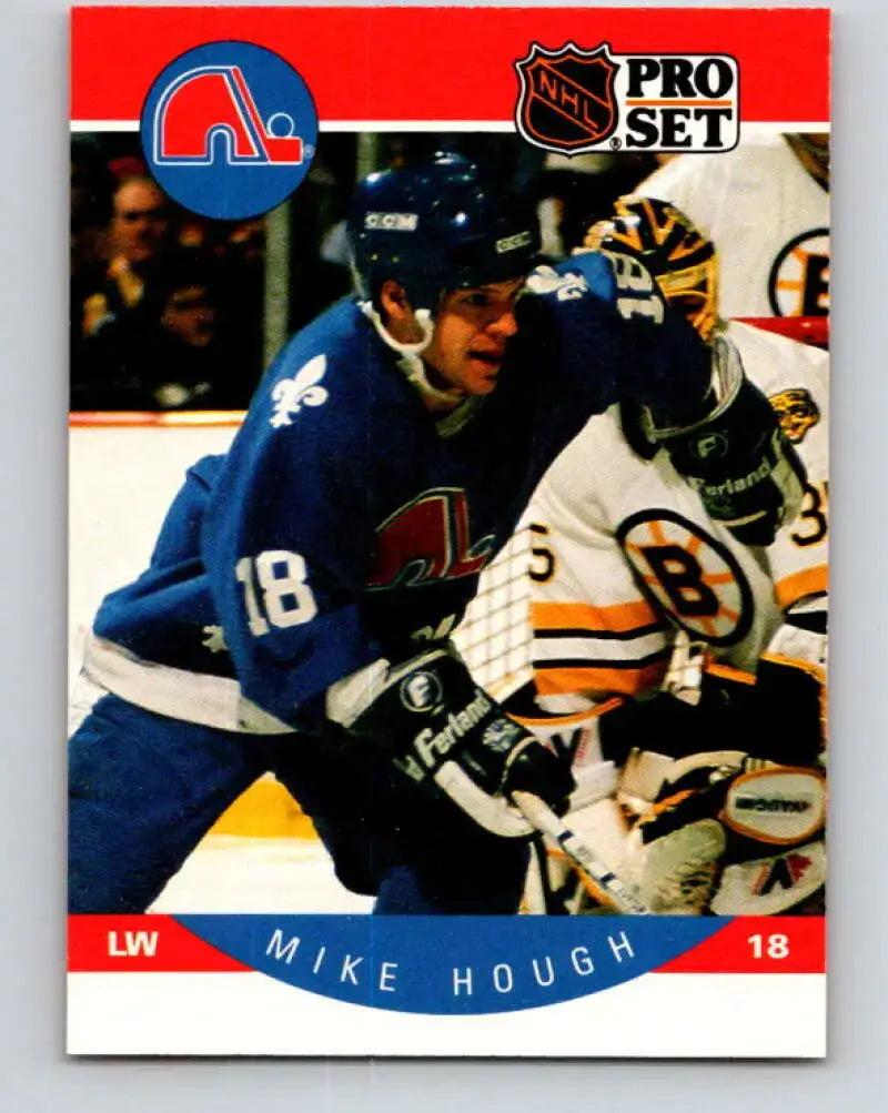 1990-91 Pro Set #247 Mike Hough NM Near Mint Maple Leafs - Hockey Card Single