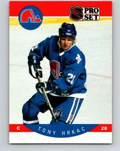 1990-91 Pro Set #248 Tony Hrkac NM Near Mint Maple Leafs - Hockey Card Single