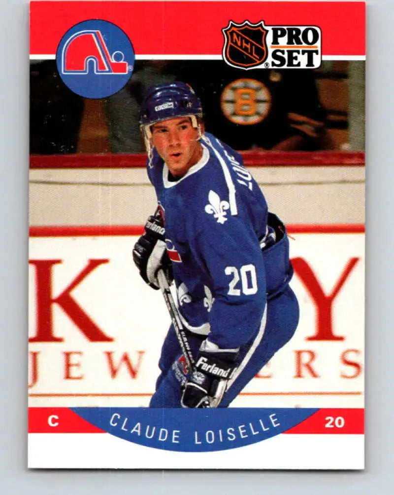 1990-91 Pro Set #252 Claude Loiselle NM-MT Maple Leafs - Hockey Card Single