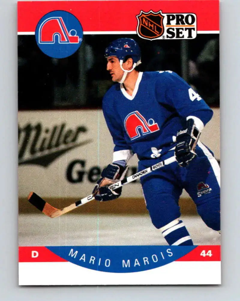 1990-91 Pro Set #253 Mario Marois NM-MT Maple Leafs - Hockey Card Single