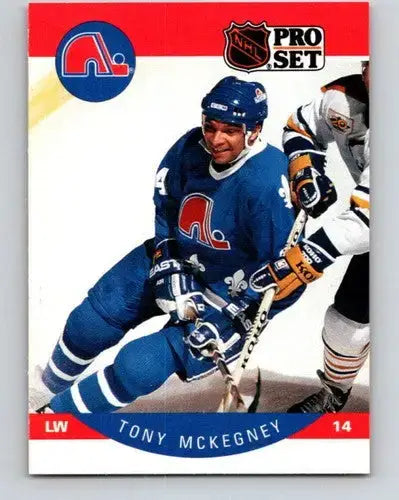 1990-91 Pro Set #254 Tony McKegney NM-MT Maple Leafs - Hockey Card Single