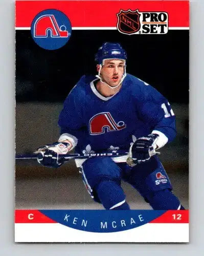 1990-91 Pro Set #255 Ken McRae NM-MT Maple Leafs - Hockey Card Single