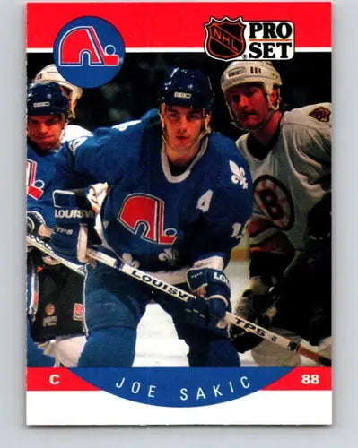1990-91 Pro Set #257 Joe Sakic NM Near Mint Maple Leafs - Hockey Card Single