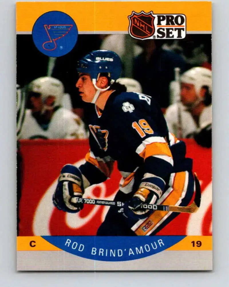1990-91 Pro Set #259 Rod Brind’Amour NM Near Mint RC Rookie Blues - Hockey Card Single