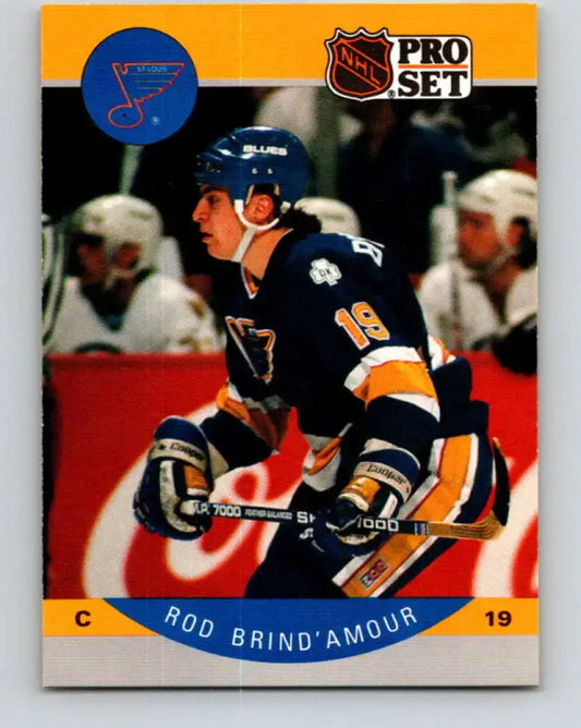 1990-91 Pro Set #259 Rod Brind’Amour NM Near Mint RC Rookie Blues - Hockey Card Single