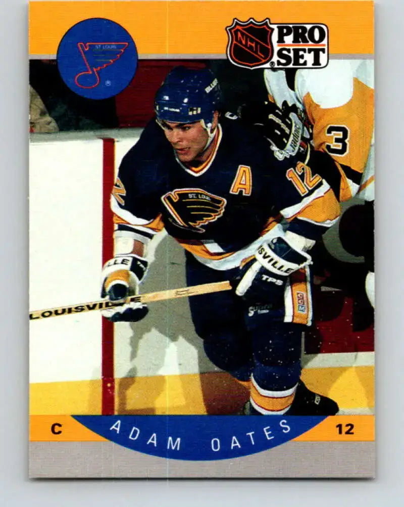 1990-91 Pro Set #269 Adam Oates NM Near Mint Blues - Hockey Card Single