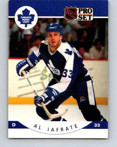 Original gloss of 1990-91 Pro Set Al Iafrate hockey card from Simply Sandoval sports cards