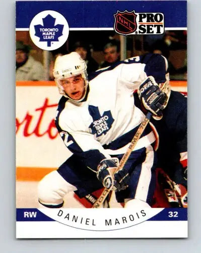 1990-91 Pro Set #284 Daniel Marois NM Near Mint Maple Leafs - Hockey Card Single