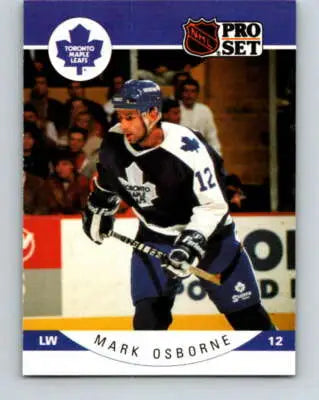 1990-91 Pro Set #287 Mark Osborne NM Near Mint Maple Leafs - Hockey Card Single