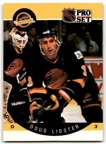 1990-91 Pro Set #298 Doug Lidster NM Near Mint Canucks ID:43140 - Hockey Card Single