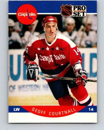1990-91 Pro Set #309 Geoff Courtnall NM-MT Capitals ID:43151 - Hockey Card Single