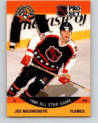 1990-91 Pro Set #344 Joe Nieuwendyk NM-MT Flames AS ID:43186 - Hockey Card Single