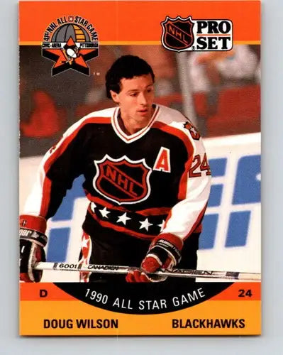 1990-91 Pro Set #346 Doug Wilson NM-MT Blackhawks AS ID:43188 - Hockey Card Single