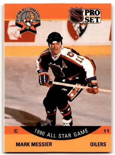 1990-91 Pro Set #349 Mark Messier NM Near Mint Oilers AS ID:43191 - Hockey Card Single