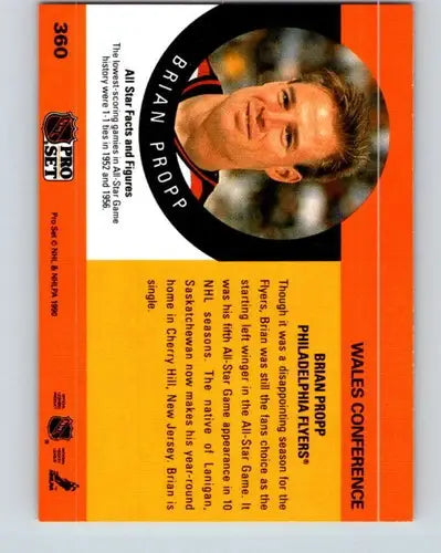 1990-91 Pro Set #360 Brian Propp NM-MT AS ID:43202 - Hockey Card Single