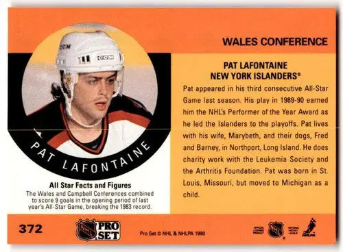1990-91 Pro Set #372 Pat LaFontaine NM Near Mint Sabres AS ID:43214 - Hockey Card Single