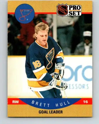 1990-91 Pro Set #395 Brett Hull NM-MT Blues UER LL ID:43236 - Hockey Card Single