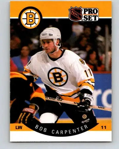 1990-91 Pro Set #4 Bob Carpenter NM-MT Bruins - Hockey Card Single