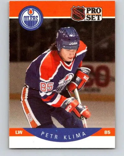 1990-91 Pro Set #86 Petr Klima NM-MT Oilers - Hockey Card Single