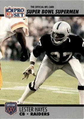 1990-91 Pro Set Super Bowl XXV Silver Anniversary #103 Lester Hayes - Football Card Single
