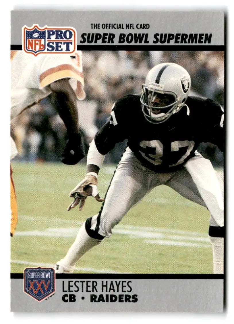 1990-91 Pro Set Super Bowl XXV Silver Anniversary #103 Lester Hayes - Football Card Single