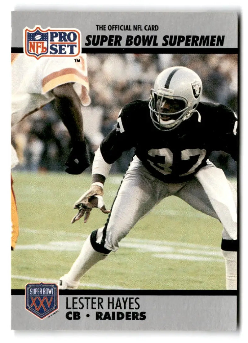 1990-91 Pro Set Super Bowl XXV Silver Anniversary #103 Lester Hayes - Football Card Single